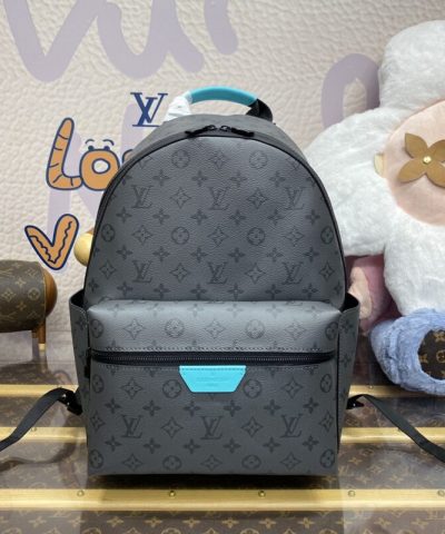 Replica Louis Vuitton Discovery Backpack Grey - elite factory replica handbag