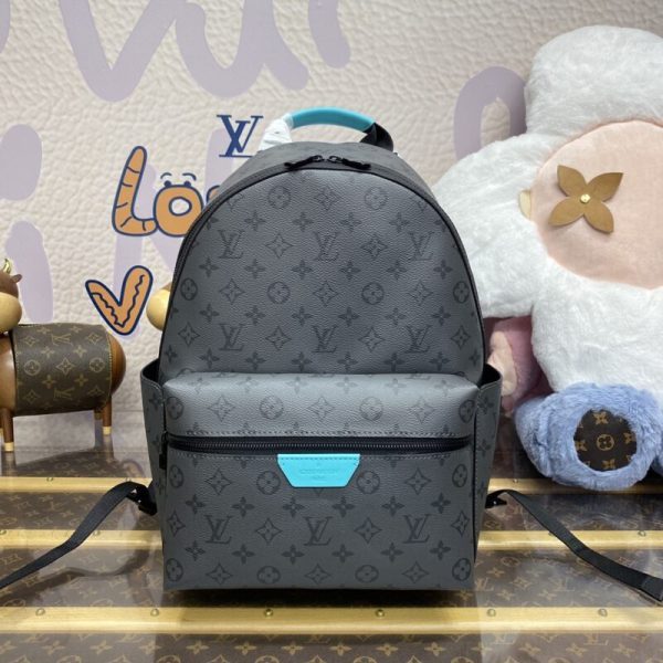 Replica Louis Vuitton Discovery Backpack Grey - elite factory replica handbag