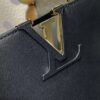 Fake Loius Vuitton Capucines Large Black Full - high-end replica designer purse