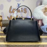 Replica Loius Vuitton Capucines Large Black Full