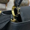 Fake Loius Vuitton Capucines Full Black - 1:1 premium replica handbag