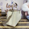 Replica Loius Vuitton Capucines Beige Silk - premium superclone handbag