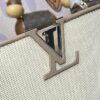 Replica Loius Vuitton Capucines Beige Silk - 1:1 premium replica handbag