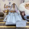 Fake Louis Vuitton LV Bundle Sky Blue - elite factory replica handbag