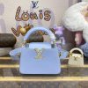 Replica Loius Vuitton Capucines Light Blue - 1:1 premium replica handbag