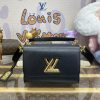 Replica Louis Vuitton Twist Black With Strap - 1:1 premium replica handbag