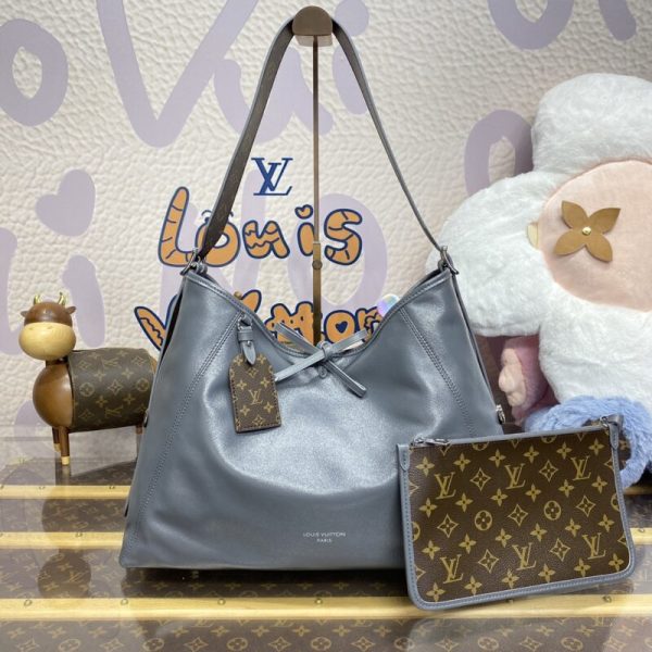 Replica Louis Vuitton Carry All MM Silver - luxe tas van topkwaliteit
