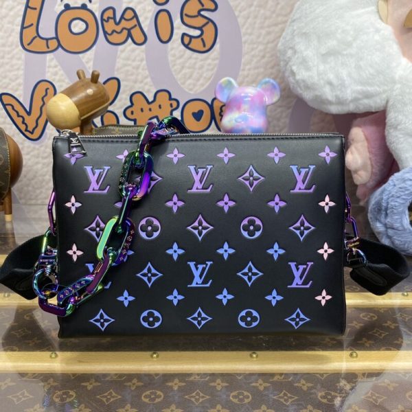 Replica Louis Vuitton Coussin Zwart Paars - betaalbare luxe replica tas