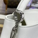 Replica Loius Vuitton Capucines East West White - high-quality designer bag dupe