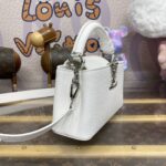 Replica Loius Vuitton Capucines East West White
