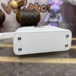 Replica Loius Vuitton Capucines East West White - 1:1 premium replica handbag