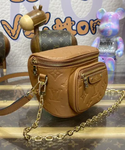 Fake Louis Vuitton Bumbag Mini Full Brown - designer handbag clone