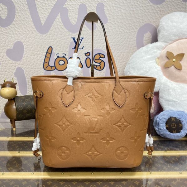 Replica Louis Vuitton Neverfull MM Full Brown - high-quality designer bag dupe
