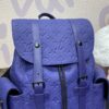 Fake Louis Vuitton Christopher Backpack Blue - high-end replica designer purse