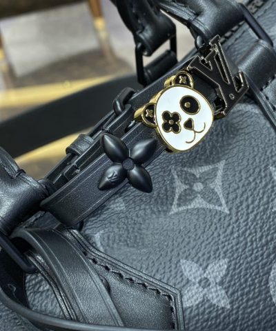 Fake Louis Vuitton Speedy 18 Black - 1:1 premium replica handbag