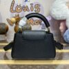 Fake Loius Vuitton Capucines East West Black - elite factory replica handbag