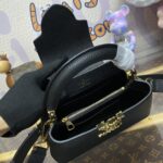 Replica Loius Vuitton Capucines East West Black