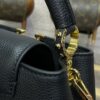 Fake Loius Vuitton Capucines East West Black - 1:1 premium replica handbag