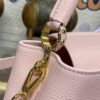 Replica Loius Vuitton Capucines East West Pink - best quality fake designer bag