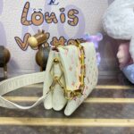Replica Louis Vuitton Coussin White Orange