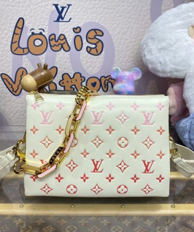 Replica Louis Vuitton Coussin White Orange - high-quality designer bag dupe