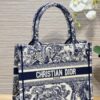 Fake Dior Tote Book Blue Tiger - designer handbag clone