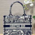 Replika Dior Tote Book Blue Tiger