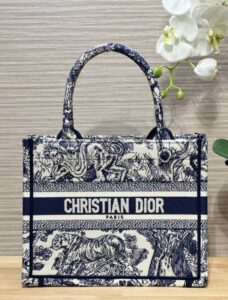 Fake Dior Tote Book Blue Tiger - best quality fake designer bag