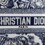 Replika Dior Tote Book Blue Tiger