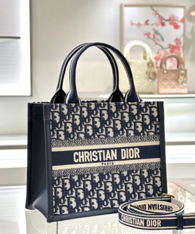 Fake Dior Tote Book Cd Canvas&Leather - premium superclone handbag