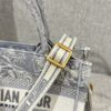 Fake Dior Tote Book Mini Grey Tiger - elite factory replica handbag