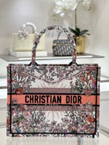 Fake Dior Tote Book Sunflower Spring - 1:1 premium replica handbag