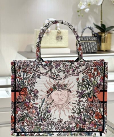 Fake Dior Tote Book Sunflower Spring - best quality fake designer bag