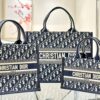 Fake Dior Tote Book Cd Canvas&Leather - best quality fake designer bag