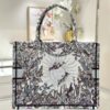 Fake Dior Tote Book Sun Flower Winter - 1:1 premium replica handbag