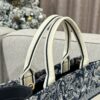 Fake Dior Tote Book Blue Tiger Leather - ultra-realistic fake purse