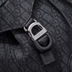 Replica Dior 8 Backpack With Flap Black - premium superclone handbag