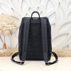 Dior Saddle Backpack Black With Flap - best quality fake designer bag
