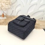 Replica Dior Saddle Backpack With Flap Black - designer handbag clone