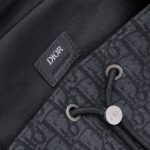 Replica Dior Saddle Backpack With Flap Black - affordable luxury replica bag