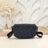 Fake Dior Saddle Messenger Black Classic - 1:1 premium replica handbag