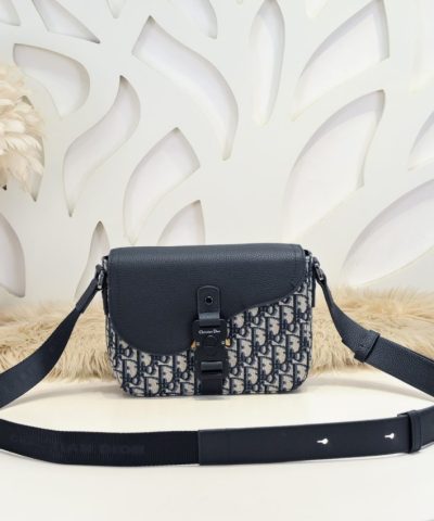 Fake Dior Saddle Messenger Bag Oblique - best quality fake designer bag