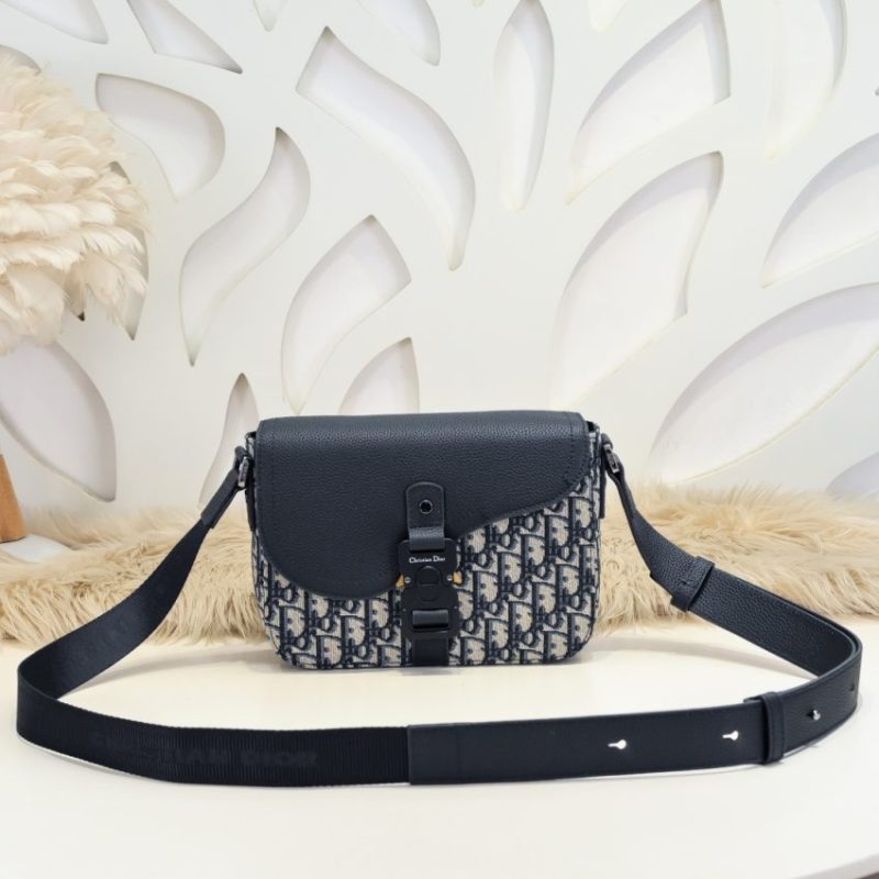 Fake Dior Saddle Messenger Bag Oblique - best quality fake designer bag