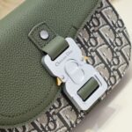Replica Dior Saddle Messenger Bag Khaki - 1:1 premium replica handbag