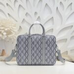 Replica Dior Zipped Briefcase White