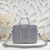 Replica Dior Zipped Briefcase White - top-grade luxury bag dupe