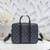 Replica Dior Zipped Briefcase Grey - high-end replica designer purse