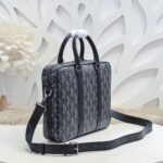 Replica Dior Zipped Briefcase Grey - high-end replica designer purse