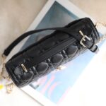 Replika torebki My Dior z górnym uchwytem w kolorze czarnym - 1:1 replika torebki premium