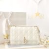 Fake My Dior Top Handle Bag White - affordable luxury replica bag